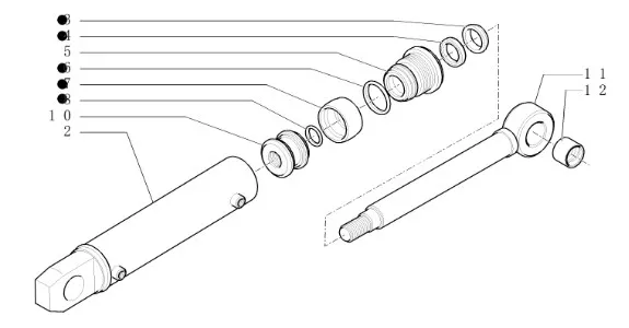 87573868 - комплект уплотнителе